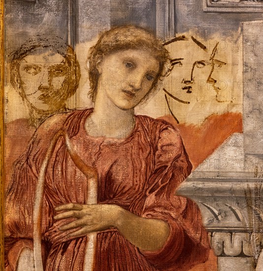 Coley Burne-Jones, "The temple of Love"