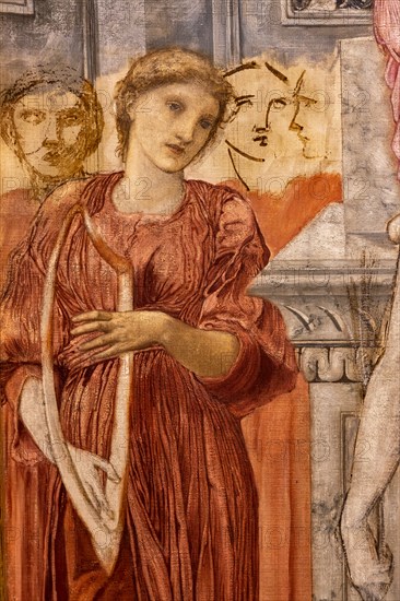 Coley Burne-Jones, "The temple of Love"