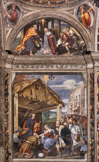Piacenza, Sanctuary of the Madonna della Campagna, left aisle, first chapel