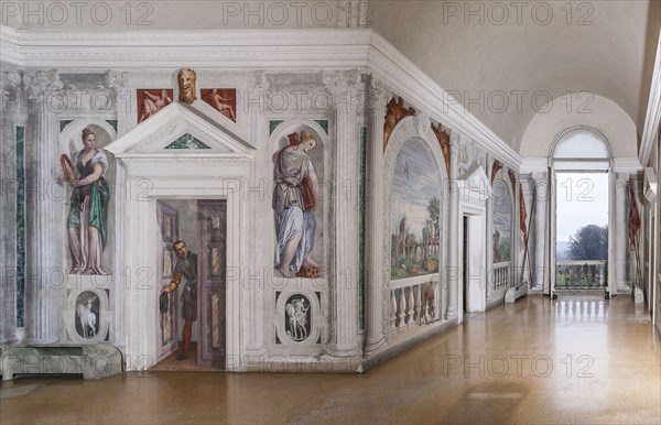 Maser, Villa Barbaro, the Crociera Room