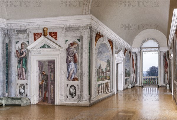 Maser, Villa Barbaro, the Crociera Room