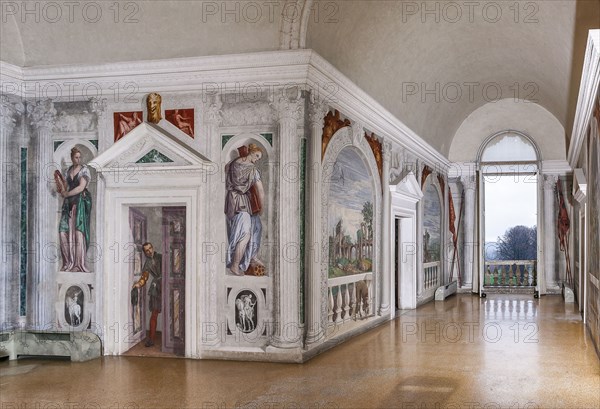 Maser, Villa Barbaro, Salle Cruciforme