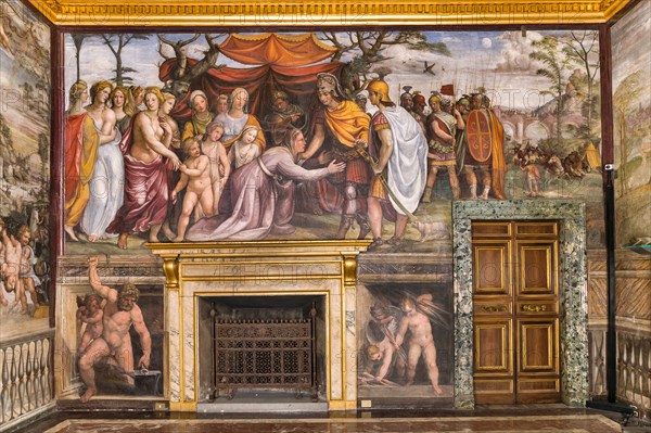 Rome, Villa Farnesina, salle des noces d'Alexandre et de Roxane