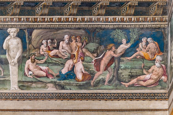 Rome, Villa Farnesina, La Salle des Perspectives