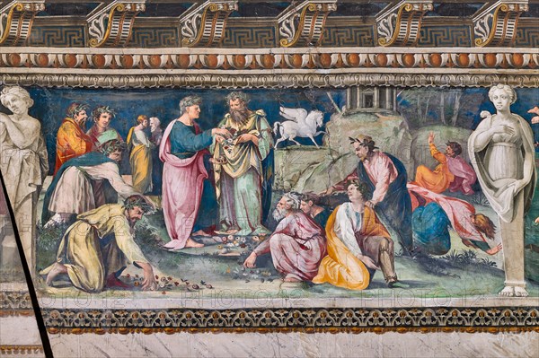 Rome, Villa Farnesina, La Salle des Perspectives