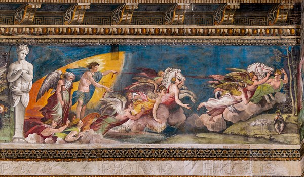 Rome, Villa Farnesina, La Salle des Perspectives