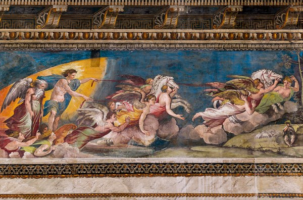 Rome, Villa Farnesina, La Salle des Perspectives