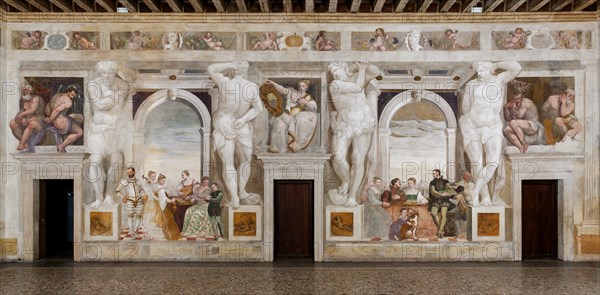 Caldogno, Villa Caldogno, main hall