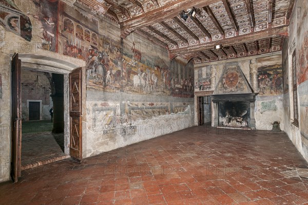 Cavernago, Malpaga Castle or Colleoni Castle, Hall of Honour