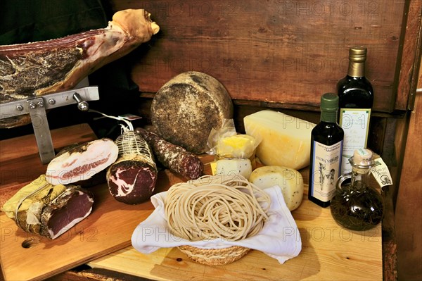 A selection of typical Umbria products