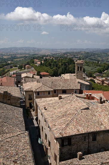 Montefalco, view of Avenue Goffredo Mameli