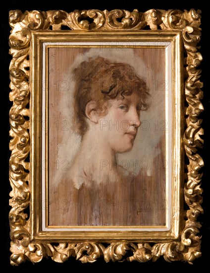 Vittorio Reggianini (1853-1910), "Girl's Face"