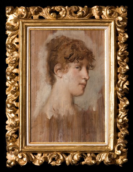 Vittorio Reggianini (1853-1910), "Girl's Face"