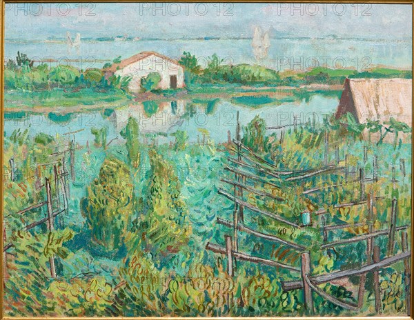 Mario Vellani Marchi (1895-1979), "Vineyard in Autumn-Torcello"