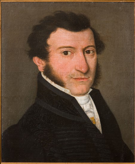 Bernardino Rossi (1803-1865), "Portrai of a Gentleman"