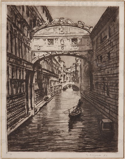 The Bridge of Sighsiuseppe Miti Zanetti (1859 - 1929)