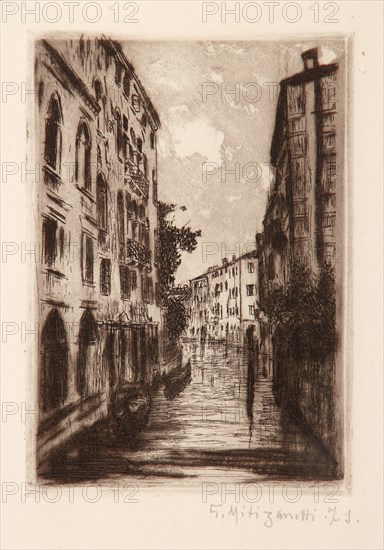 Venetian Canaliuseppe Miti Zanetti (1859 - 1929)