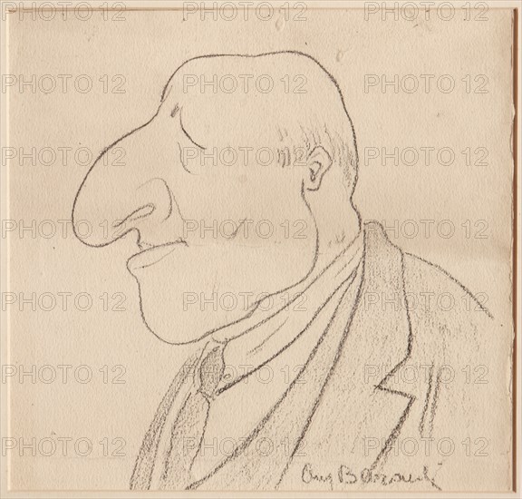 Augusto Baracchi (1878-1942), "Caricature"