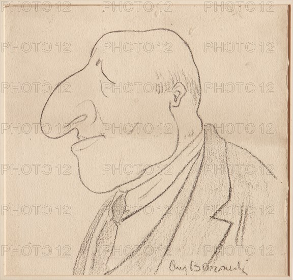 Augusto Baracchi (1878 - 1942), "Caricature"