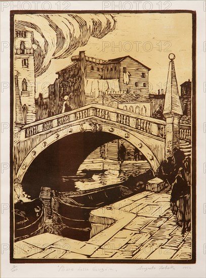 Augusto Zoboli (1894 - 1991), "The Bridge of the Spires"