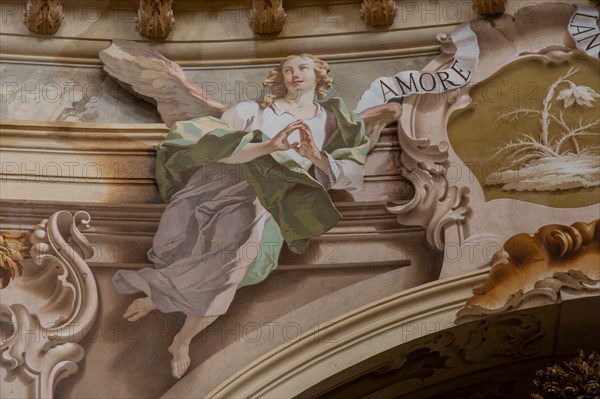 Sanctuary of Vicoforte: view of the dome