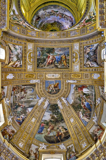 Basilica of St Andrew della Valle: view of the vault of the choir