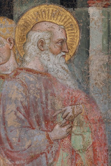 Fresco of the Stories of St. John the Evangelist at the Pinacoteca Nazionale di Ferrare