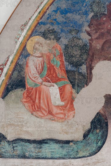 Fresco of the Stories of St. John the Evangelist at the Pinacoteca Nazionale di Ferrare