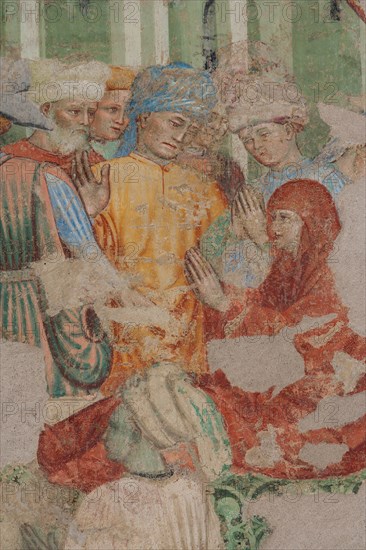 Fresco of the Stories of St. John the Evangelist at the Pinacoteca Nazionale di Ferrara