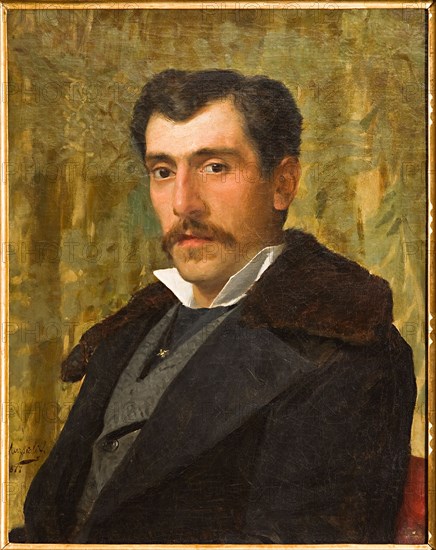 Giovanni Muzzioli (1854 - 1894) "Self portrait"
