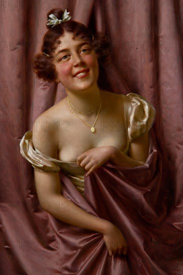 Vittorio Reggianini (1853 - 1910), "Lady in Purple"