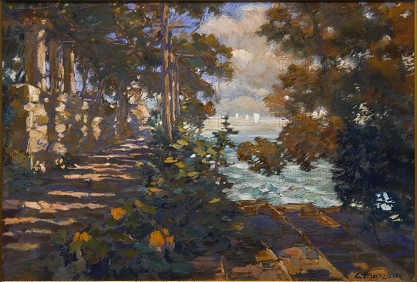 Giuseppe Mazzoni (1881-1957), "Landscape"