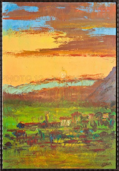 Pompeo Vecchiati, "Landscape"