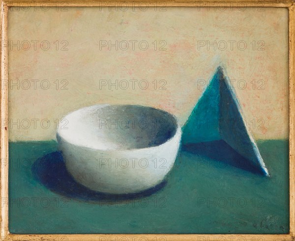 Vanni Ermanno (1930 - ); "Still Life - Homage to Carrà"