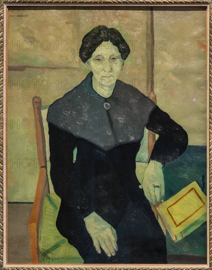Museo Novecento: "Portrait of the mother", by Renato Birolli, 1940