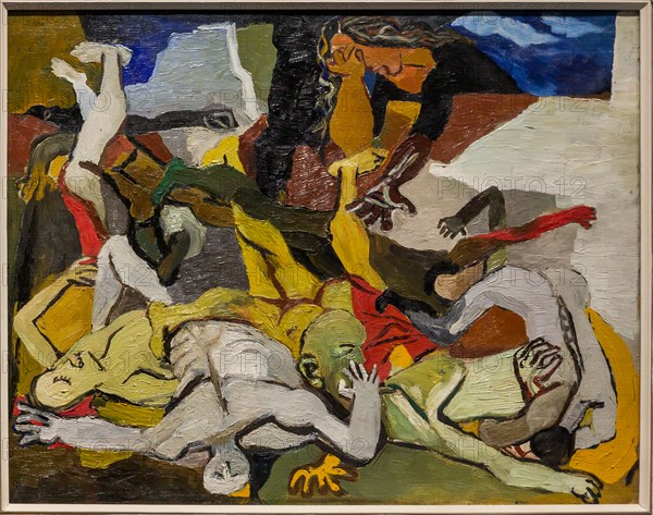Museo Novecento: "Massacre", by Renato Guttuso, 1943