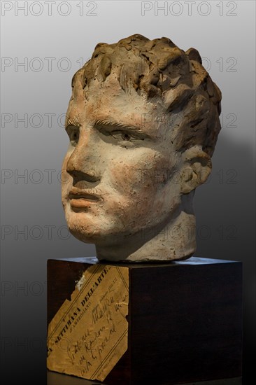 Museo Novecento: "Head of young man"iacomo Manzù (Giacomo Manzoni), 19323