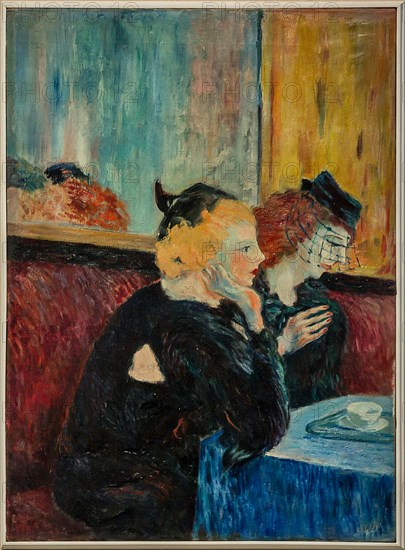 Museo Novecento: "Women at the coffee shop", by Aligi Sassu, 1942