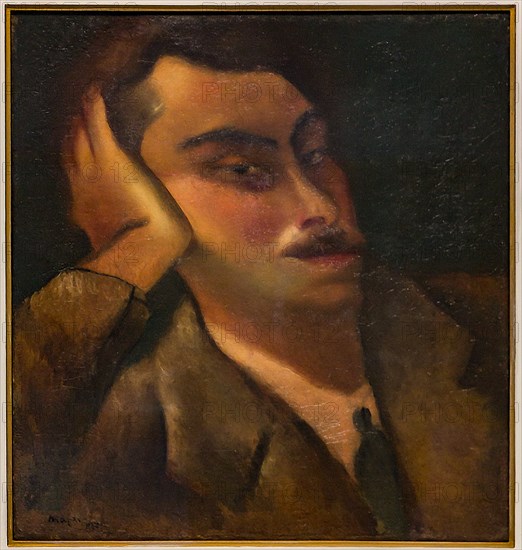 Museo Novecento: "Self portrait", by Mario Mafai, 1928