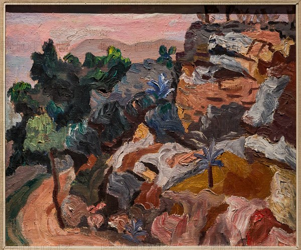 Museo Novecento: "Landscape of Alassio", 1934 by Carlo Levi