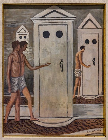 Museo Novecento: "Les Bains Mystérieux"iorgio De Chirico,1934-6