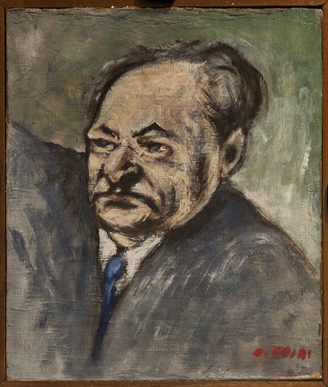 Museo Novecento: "Portrait of Giuseppe Ungaretti"ttone Rosai, 1951