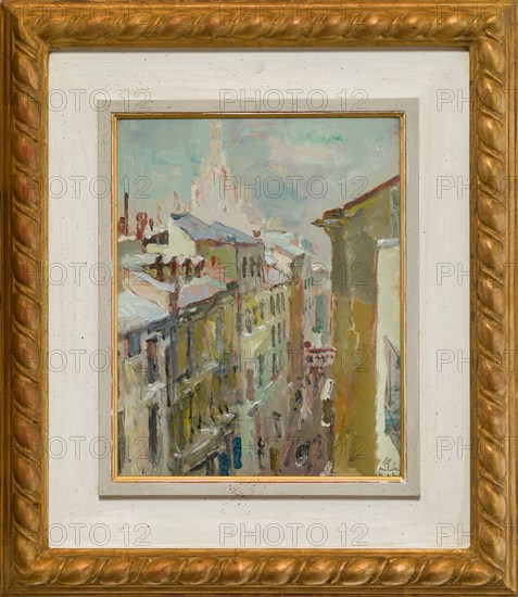 Mario Vellani Marchi (1895-1979): "Winter Impression in Cavallotti Street"