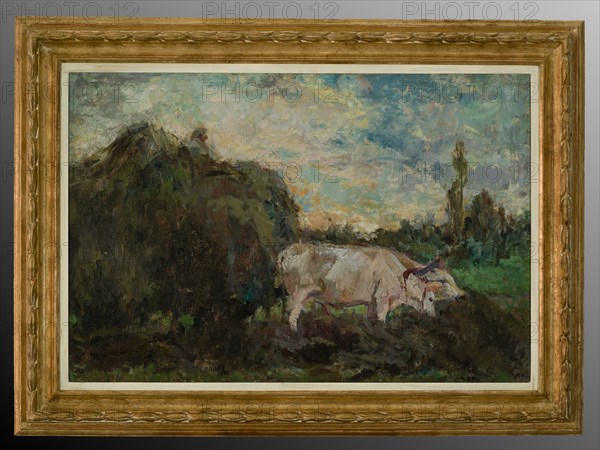 Evaristo Cappelli (1868 - 1951); "Oxen"