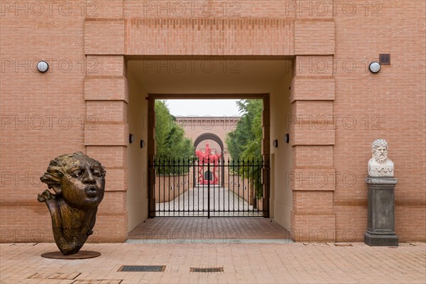 Fontanellato, Labirinto della Masone, by Franco Maria Ricci: the entrance