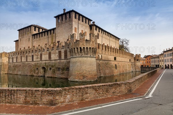 Fontanellato, Rocca Sanvitale: view of the fortress