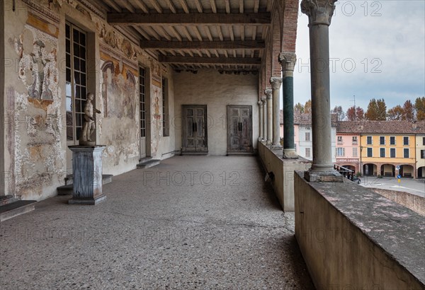 Fontanellato, Rocca Sanvitale: the lodge of the fortress