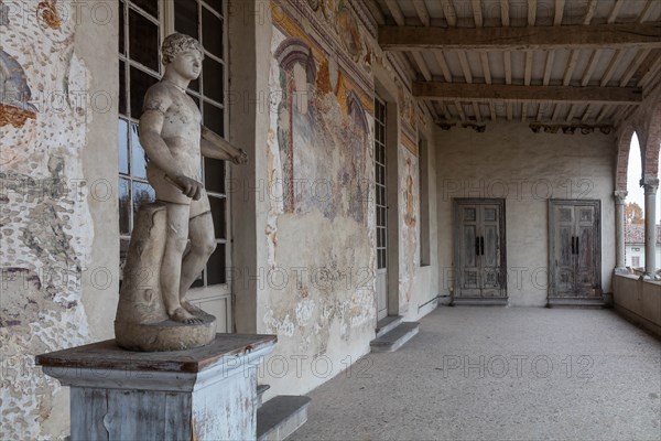 Fontanellato, Rocca Sanvitale the lodge of the fortress