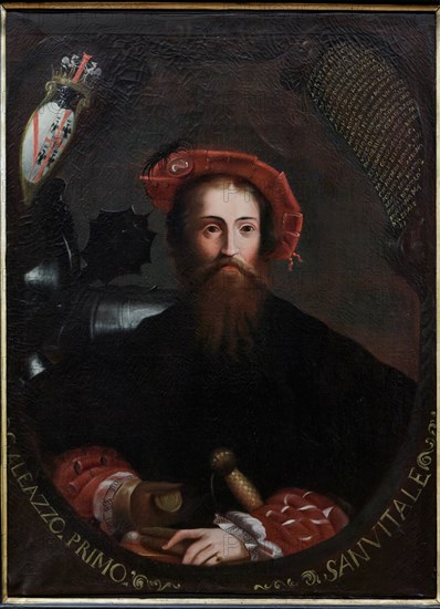 Fontanellato, Rocca Sanvitale: "Portrait of Barbara Sanseverino Sanvitale"