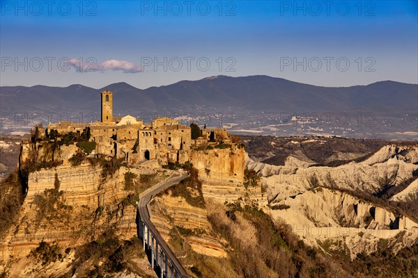 Civita di Bagnoregio: view of the Lazio Hamlet, known as the "dying village"